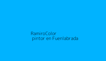 RamiroColor | pintor en Fuenlabrada